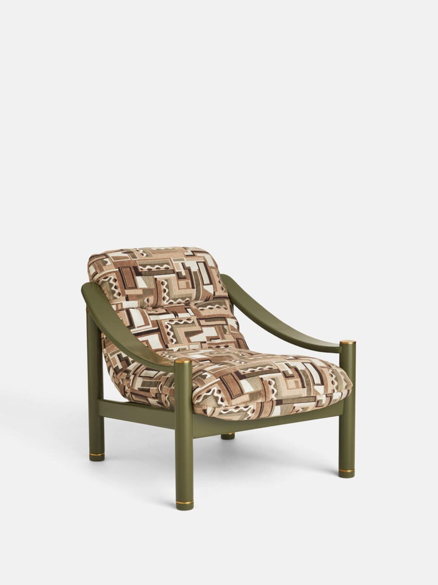 Furniture Soho Home | Karine Armchair, Olive Gloss, Sampford