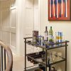 Furniture Soho Home | Portnall Bar Cart, Black Marquina Marble