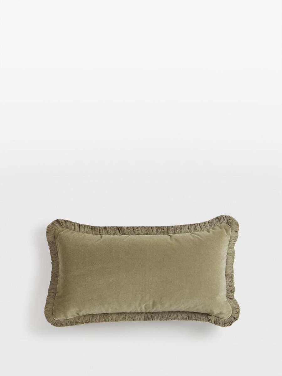 Textiles Soho Home | Margeaux Oblong Cushion Lichen