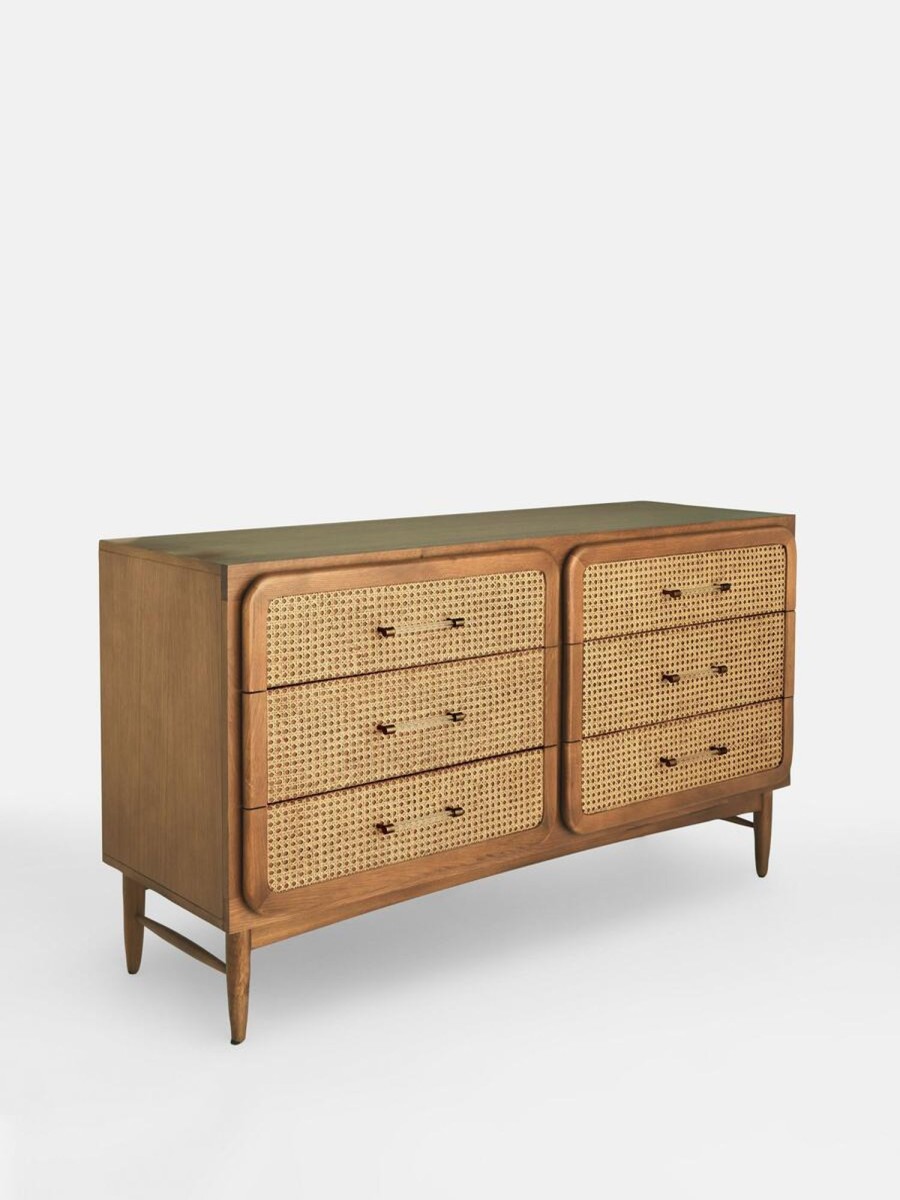 Furniture Soho Home | Oscar Cane & Oak Six Drawer Dresser