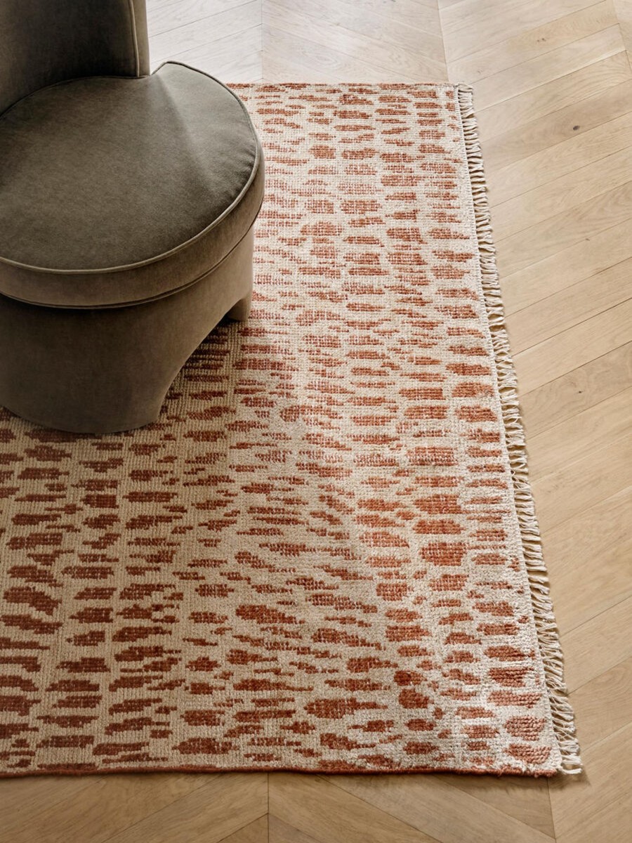 Textiles Soho Home | Helibronn Rug, Rust