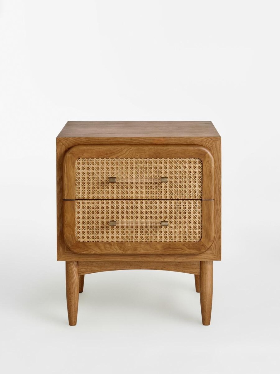 Furniture Soho Home | Oscar Cane & Oak Bedside Table