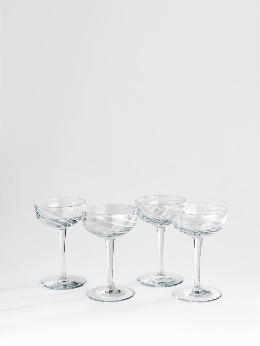 Dining Soho Home | Coletta Coupe White, Set Of Four