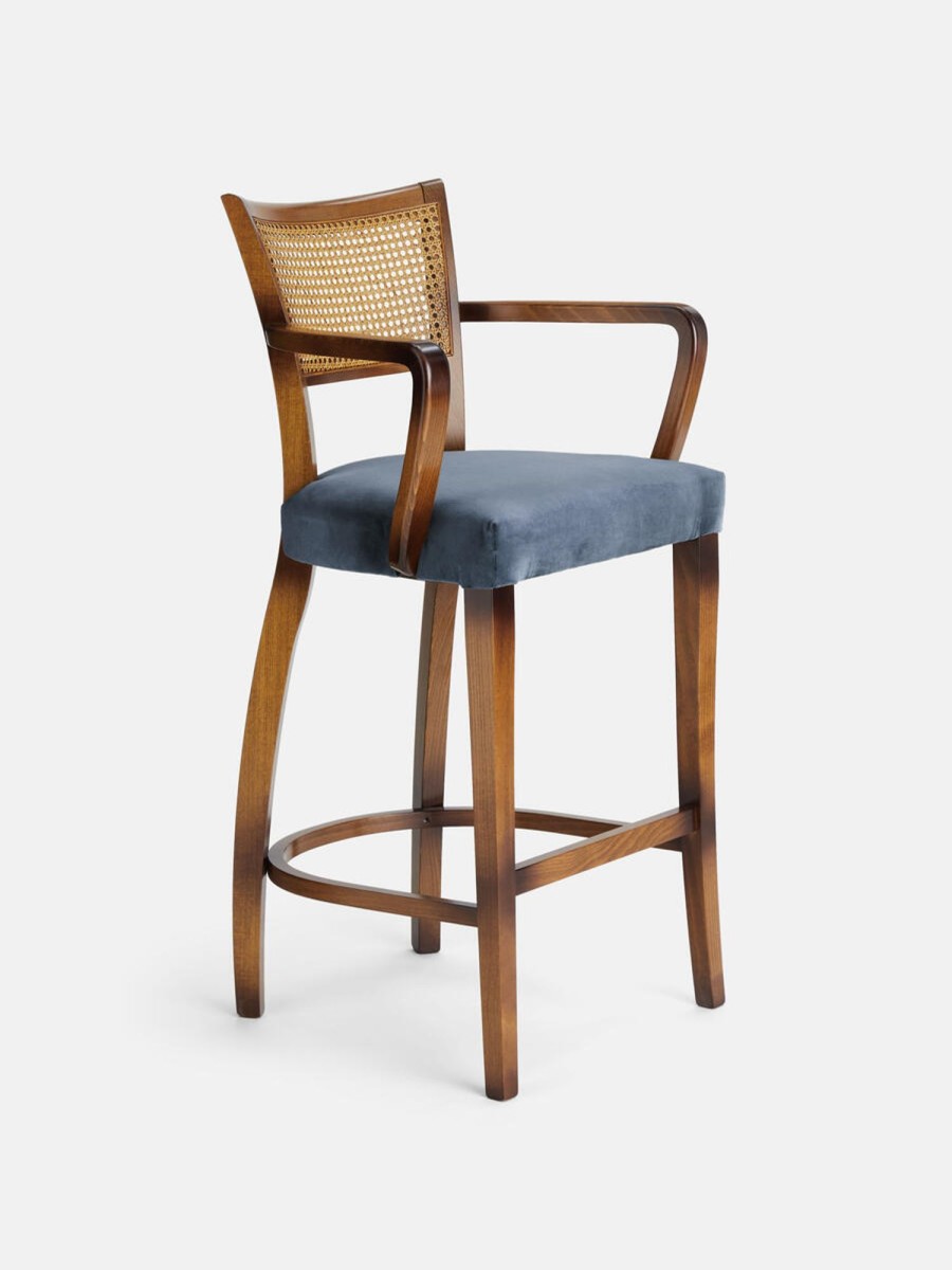 Furniture Soho Home | Molina Barstool, Cane Back