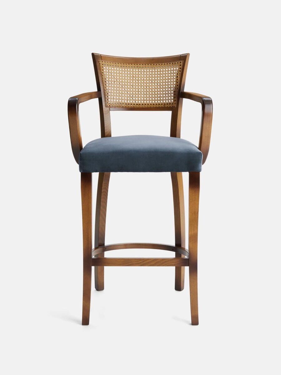 Furniture Soho Home | Molina Barstool, Cane Back