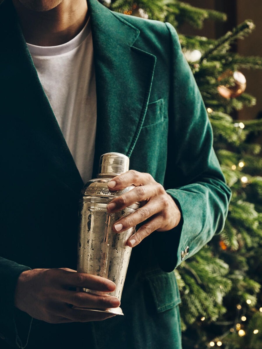 Dining Soho Home | Rochester Engraved Silver Cocktail Shaker