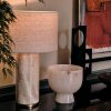 Lighting Soho Home | Remi Stone Table Lamp, Cream