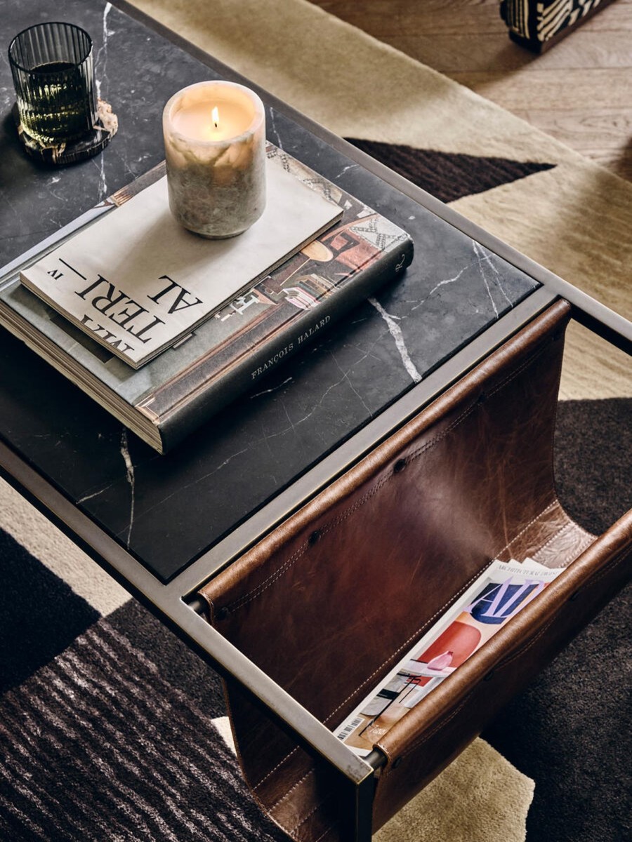 Furniture Soho Home | Portnall Coffee Table, Black Marquina Marble