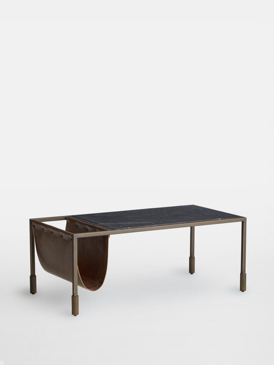 Furniture Soho Home | Portnall Coffee Table, Black Marquina Marble