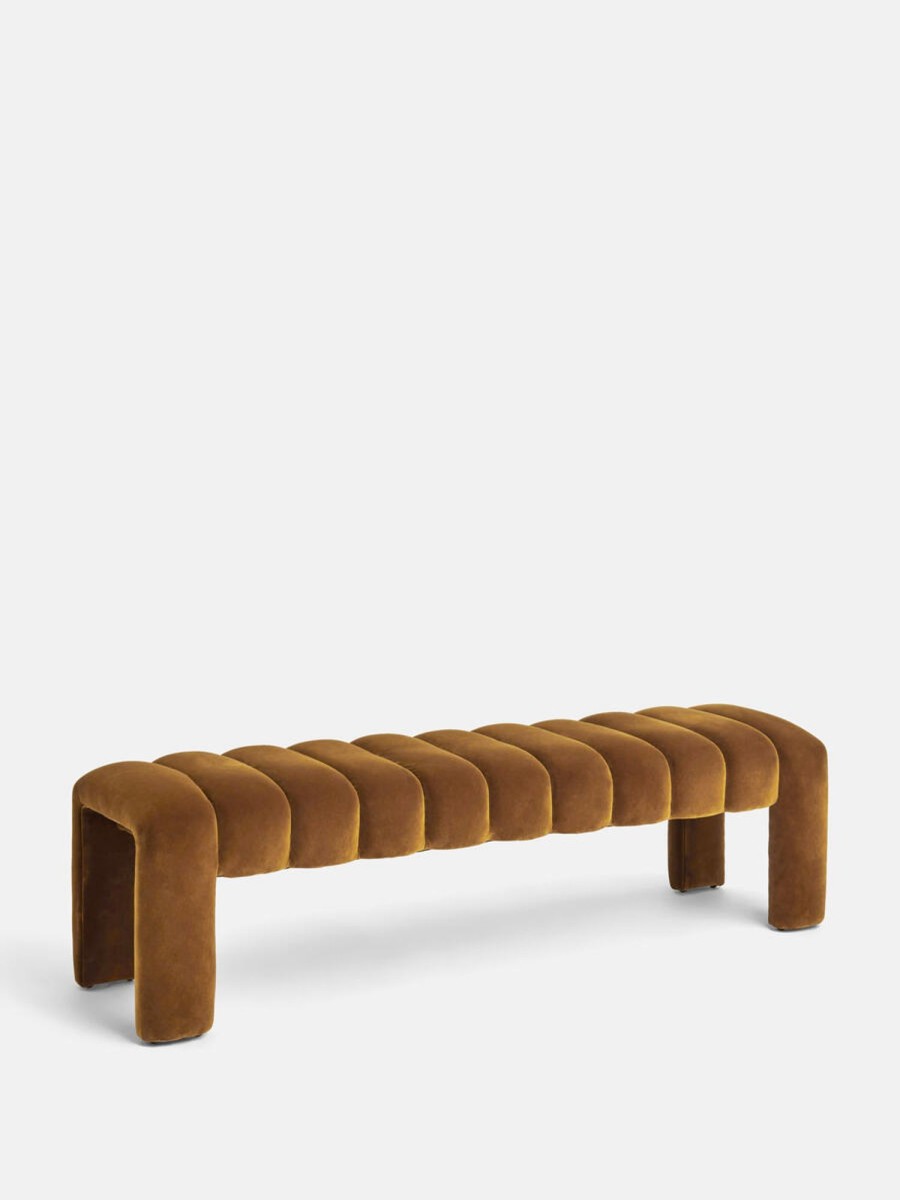 Furniture Soho Home | Willis Bench, Velvet