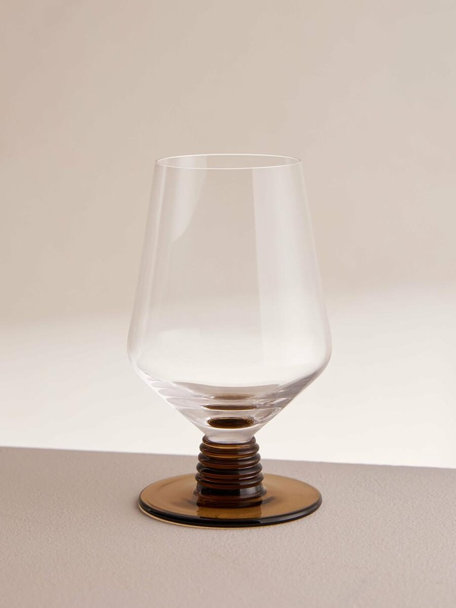 Dining Soho Home | Bennett Water Glass, Sepia, Set Of Four