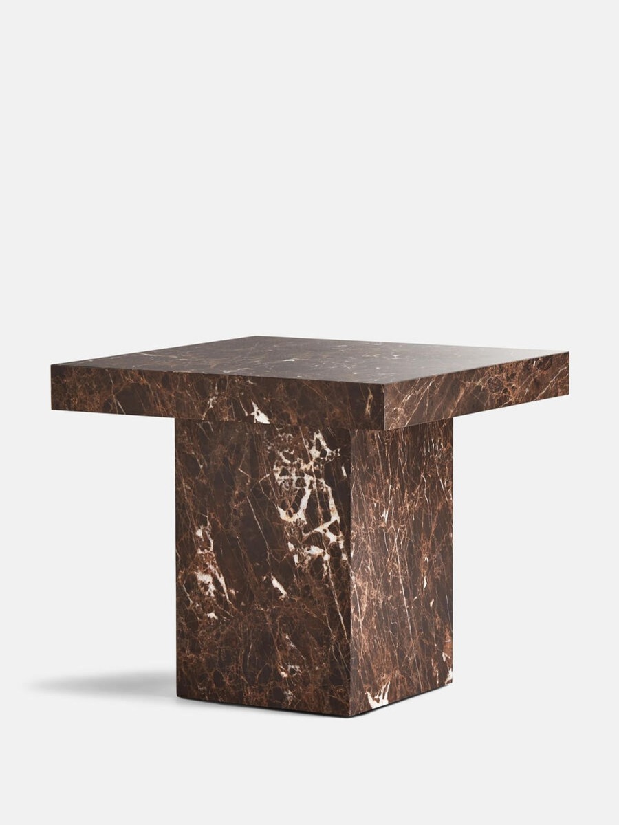 Furniture Soho Home | Phoenix Table, Dark Emperador Marble, Tall