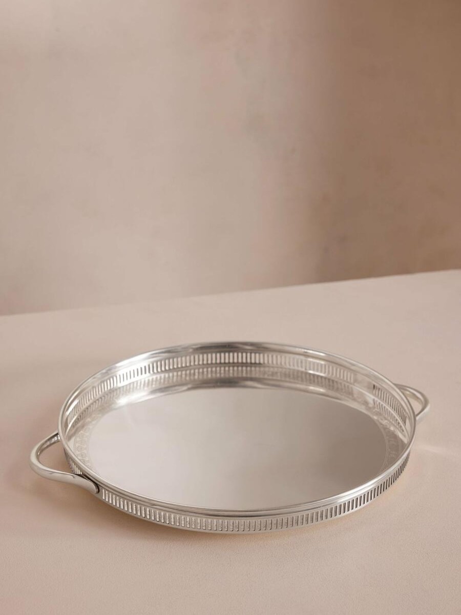 Dining Soho Home | Rochester Engraved Silver Tray