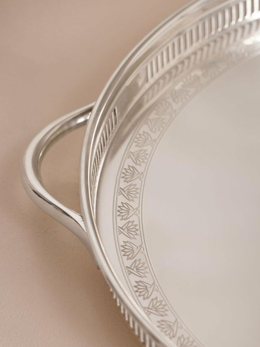 Dining Soho Home | Rochester Engraved Silver Tray