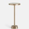 Furniture Soho Home | Arlon Side Table, Terra Bianca Marble, Small