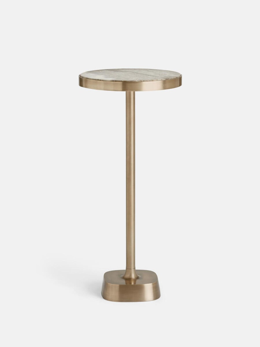 Furniture Soho Home | Arlon Side Table, Terra Bianca Marble, Small